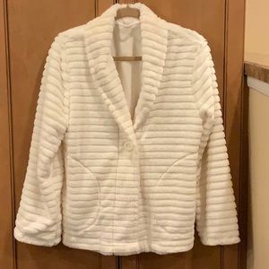 Faux Fur Jacket with Fleece Lining. NWOT.